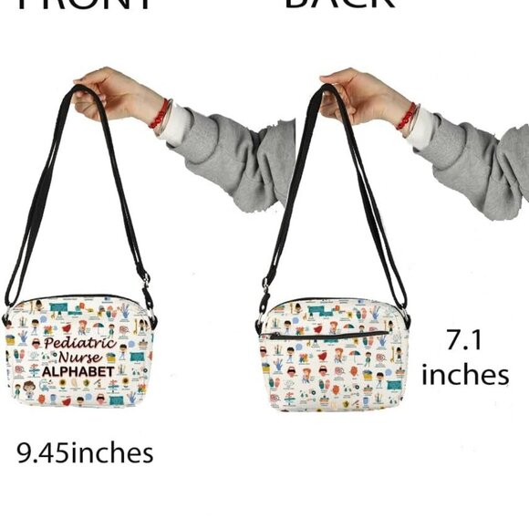 Elegant Crossbody Bag for Nurses - Perfect Gift for Peds & PICU Professionals - Picture 2 of 7